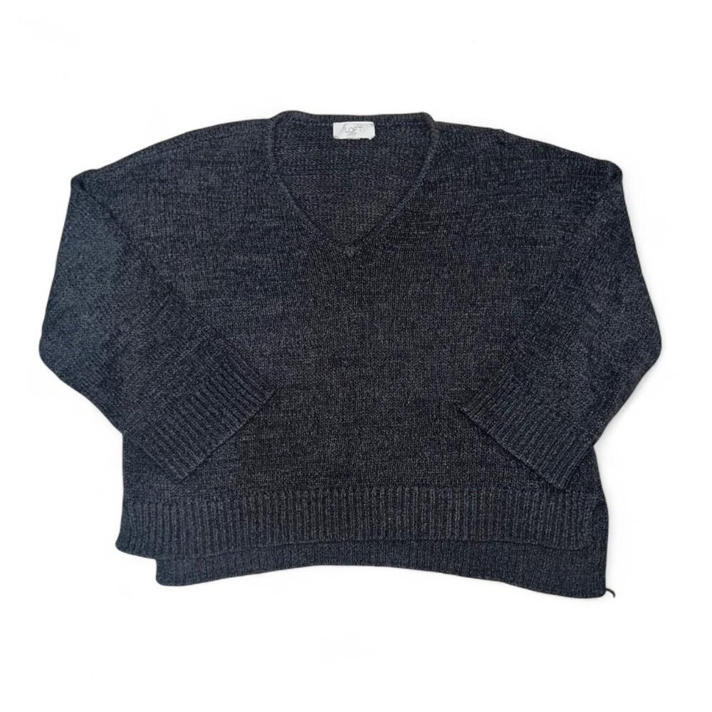 The Loft Knit Gray Sweater Pullover